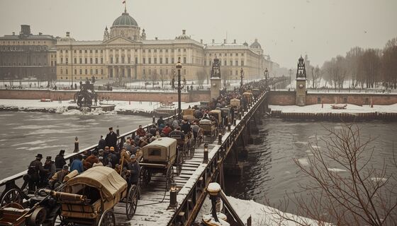 Наводнения, сырость и вечные пробки: от чего на самом деле страдали жители Петербурга в XIX веке