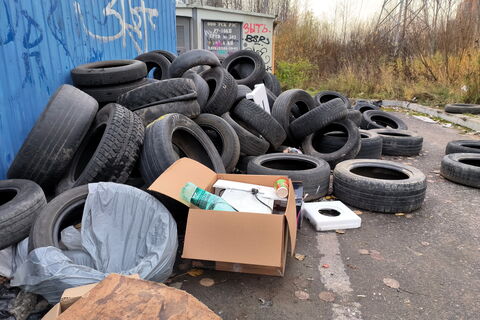 От шин до чистых улиц: как Петербург победит несанкционированные отходы