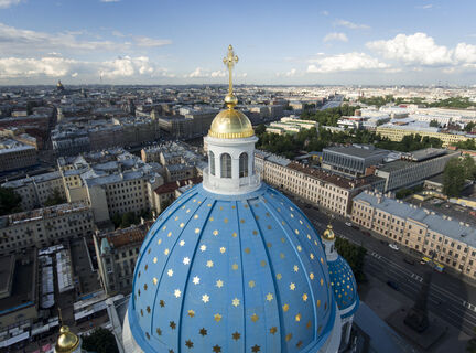 Голубой купол над Охтой: новый храм одобрен для Синопской набережной