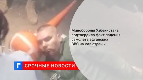 Минобороны Узбекистана подтвердило факт падения самолета афганских ВВС на юге страны