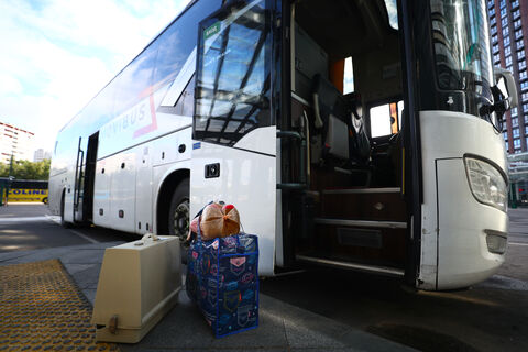 автобус, багаж