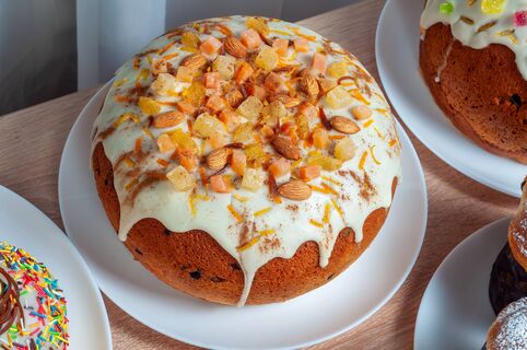 Рецепт ленивого кулича на молоке - никакой возни с тестом и формами: от такой вкуснятины даже крошки не останется