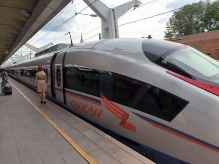 «Сапсан» на пробе: новую систему безопасности для ВСМ Москва-Петербург протестируют на скоростном поезде