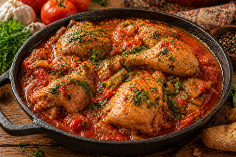 В Грузии курицу не жарят — тушат в ароматных специях: сочная и нереально вкусная