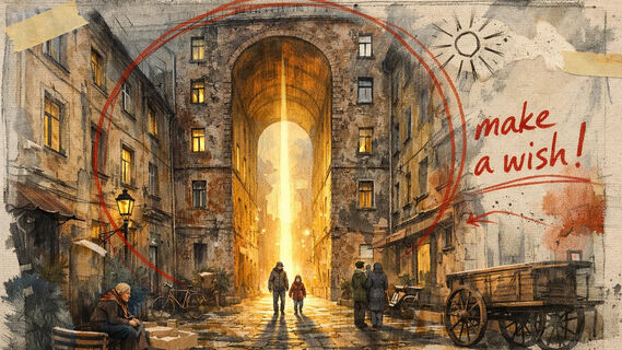 Большой сквозной проём