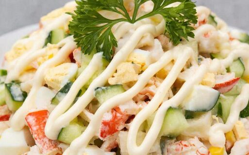 Больше никакого риса: Готовлю крабовый салат "Настоящий", вкус - просто песня
