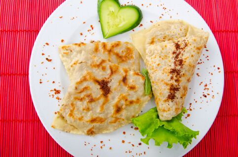 Быстрые кутабы: делаю азербайджанские лепешки из картошки и воды - пальчики оближешь