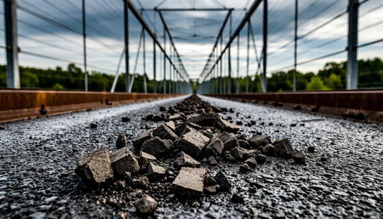 «Временный» оказался месячным: мост в Усть-Луге начал разрушаться