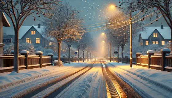 зимняя улица