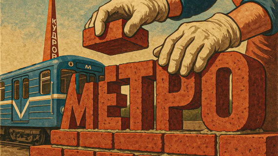 строительство на месте станции метро Кудрово
