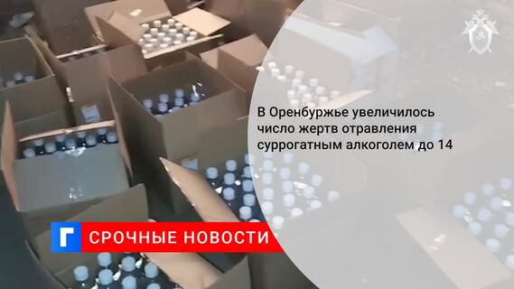 В Оренбуржье увеличилось число жертв отравления суррогатным алкоголем до 14