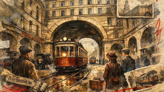 Дом, сквозь который ходил трамвай: это чудо инженерии в Петербурге подсмотрели азиаты