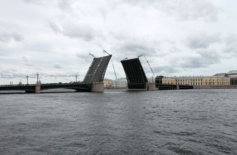 разводной мост, Петербург