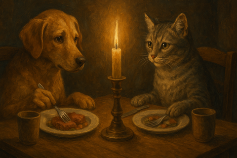 собака и кот