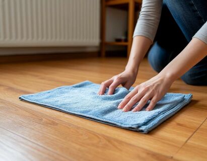 На раз-два возвращаем ламинату и линолеуму цвет: простой лайфхак – уйдет всего 20 минут