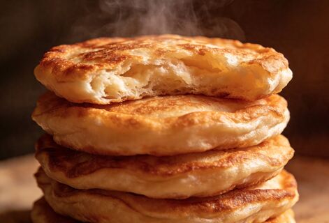 Сырные лепешки с ветчиной на сковороде: получатся пышными и мягкими без дрожжей в составе - лучше хачапури