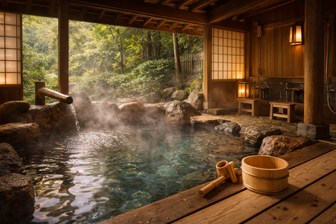 японская баня