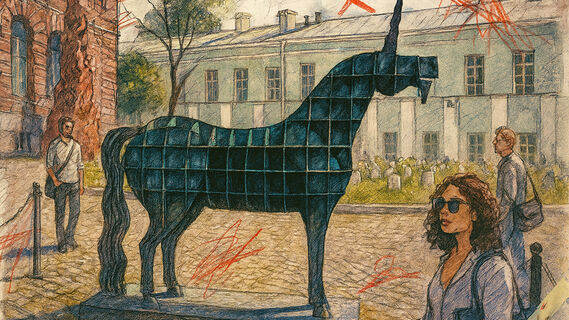 Двор филфака