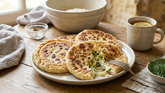 Вкуснее хачапури и проще вареников: всего за 10 минут получаю гору мягких лепёшек с тягучей начинкой