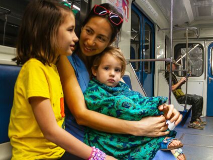 дети, метро