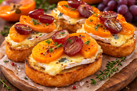 Добавляю к хурме чеснок и сыр - и получаю вкуснятину: эти бутерброды удивляют всех