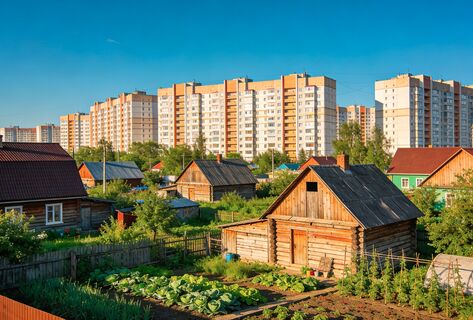 Московская деревня, которая находится в 30 минутах езды от центра - столицей тут не пахнет: как здесь живут люди