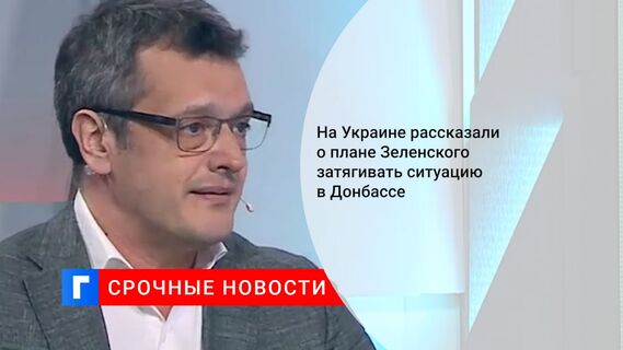 На Украине рассказали о плане Зеленского затягивать ситуацию в Донбассе