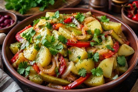 Постный салат "Глехури", который сытнее мяса: вкусный шедевр по-грузински