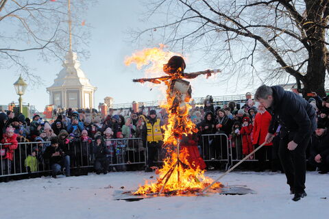 масленица, чучело