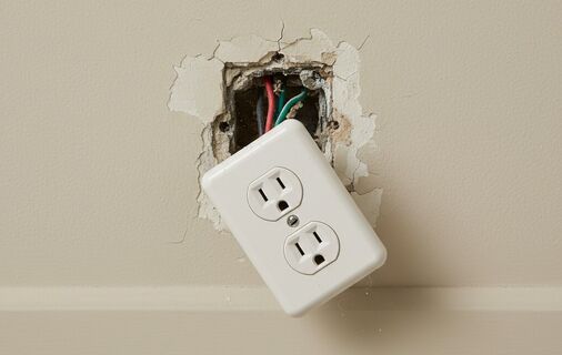 Розетка вываливается из стены? Вот как починить ее без ремонта — быстрый лайфхак, который работает