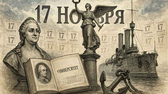 Екатерина Великая, газеты и крейсер Аврора