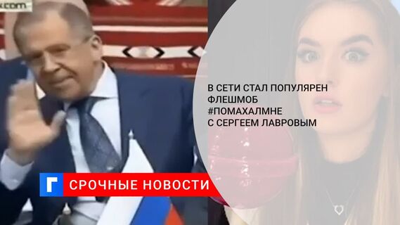 Глава МИД Сергей Лавров стал героем нового флешмоба #ПомахалМне в соцсетях