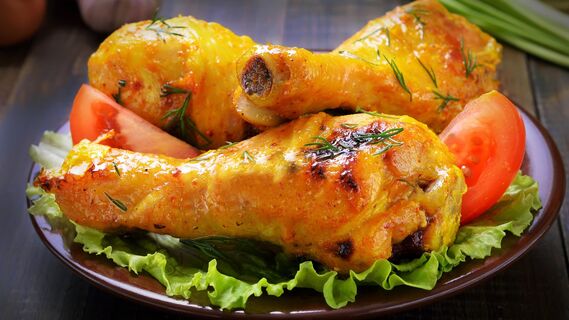 Куриные ножки в соусе