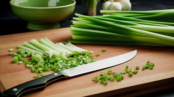 Как приготовить корейскую закуску из зеленого лука