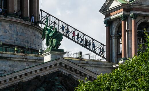 собор, лестница