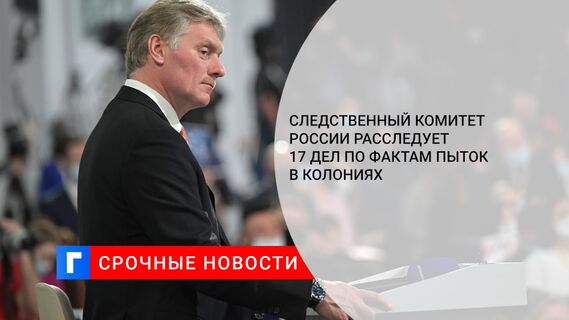 Следственный комитет России расследует 17 дел по фактам пыток в колониях