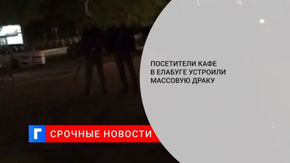 Посетители кафе в Елабуге устроили массовую драку 