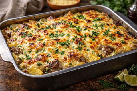 мясо под майонезом