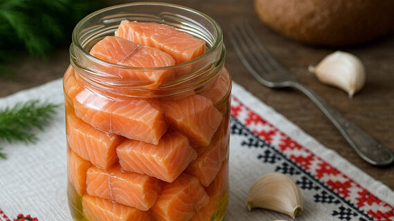 Лосось в банке
