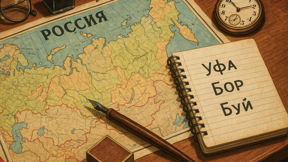 Города на три буквы