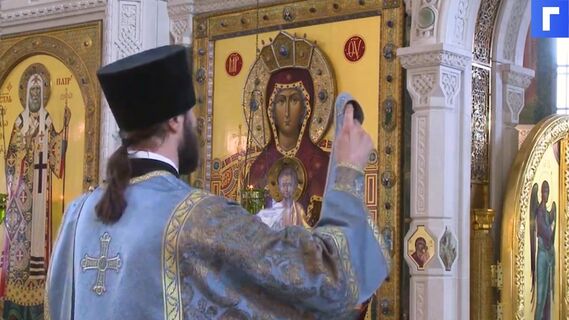 Православные верующие отмечают Благовещение Пресвятой Богородицы