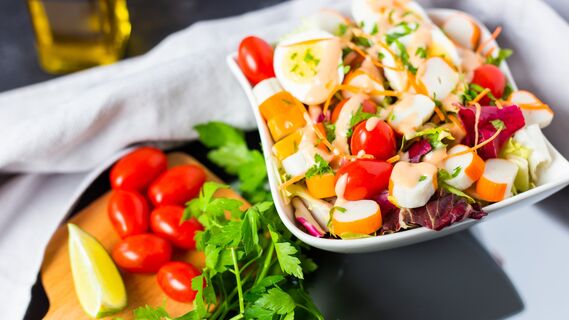 Оригинальный рецепт крабового салата