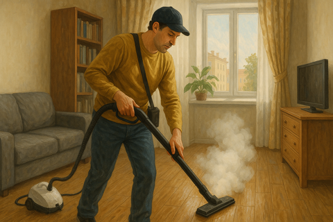 уборка парогенератором