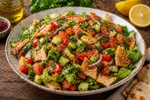 Свежесть, хруст и кислинка: идеальный салат родом из Ливана всего за 15 минут