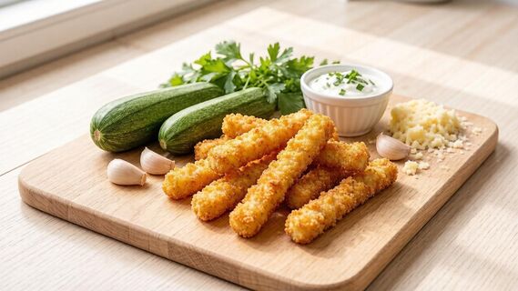 Из всех кабачков готовлю хрустящие палочки: вкуснее чипсов и всего за 25 минут