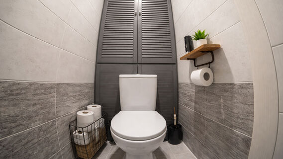 Жалюзи в туалете