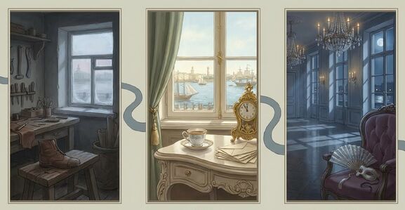 Социальный распорядок дня в Петербурге XVIII века: три параллельные жизни — аристократа, купца и мастерового