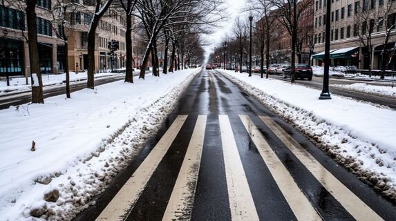 Штрафы за снежный хаос: петербургских коммунальщиков наказали за сугробы на переходах
