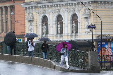 дождь, зонт