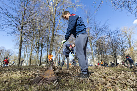 Чистый Петербург: 30% территорий обновлено за 10 дней